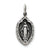 Antiqued Miraculous Medal, Alluring Charm in Sterling Silver