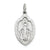 Miraculous Medal, Charm in Sterling Silver