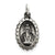 Sterling Silver Antiqued Miraculous Medal, Pendants and Charm hide-image