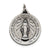 Antiqued Miraculous Medal, Appealing Charm in Sterling Silver