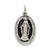 Sterling Silver Antiqued Miraculous Medal, Adorable Charm hide-image