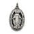 Antiqued Miraculous Medal, Delightful Charm in Sterling Silver