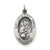 Antiqued Our Lady of Mt.Carmel Medal, Charm in Sterling Silver