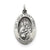 Sterling Silver Antiqued Our Lady of Mt.Carmel Medal, Charm hide-image