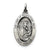 Sterling Silver Antiqued Our Lady of Perpetual Help Medal, Appealing Charm hide-image