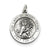 Sterling Silver Antiqued Our Lady of Mount Carmel Medal, Charm hide-image