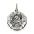 Antiqued Our Lady of the Assumption Medal, Charm in Sterling Silver