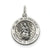 Antiqued De La Providencia Medal, Delightful Charm in Sterling Silver