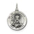 Antiqued Montserrate Medal, Charm in Sterling Silver