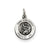 Antiqued Saint Christopher Medal, Stylish Charm in Sterling Silver