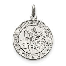 Sterling Silver Saint Christopher Medal, Alluring Charm hide-image