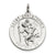 Saint Christopher Medal, Pretty Charm in Sterling Silver