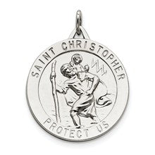 Sterling Silver Saint Christopher Medal, Pretty Charm hide-image