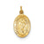 Saint Christopher Medal, Delightful Charm in 24k Gold-Plated Sterling Silver