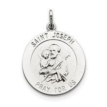 Sterling Silver Saint Joseph Medal, Appealing Charm hide-image