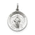 Sterling Silver Saint Jude Thaddeus Medal, Exquisite Charm hide-image