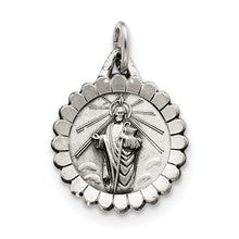 Sterling Silver Saint Jude Thaddeus Medal, Pendants and Charm hide-image