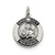 Saint Lucy Medal, Charm in Sterling Silver