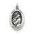 Sterling Silver Antiqued Saint Anthony Medal, Adorable Charm hide-image