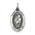 Antiqued Saint Anthony Medal, Dazzling Charm in Sterling Silver