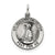 Sterling Silver Antiqued Saint Elizabeth Seton Medal, Pretty Charm hide-image