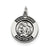 Antiqued Saint Anne Medal, Gorgeous Charm in Sterling Silver