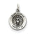 Sterling Silver Antiqued Saint Florian Medal, Lovely Charm hide-image