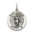 Sterling Silver Antiqued Saint Florian Medal Charm hide-image