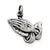 Sterling Silver Antiqued Praying Hands Charm hide-image