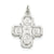 Sterling Silver 4-way Medal, Pretty Charm hide-image