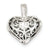 Sterling Silver Filigree Heart Charm hide-image