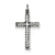 Antiqued Cross Charm in Sterling Silver