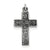 Antiqued Cross Charm in Sterling Silver