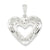 Sterling Silver Filigree Heart Charm hide-image