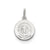 Confirmation Medal Charm in Sterling Silver