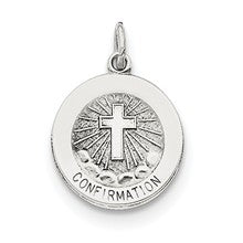 Sterling Silver Confirmation Medal Charm hide-image