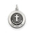 Antiqued Confirmation Medal Charm in Sterling Silver