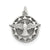 Antiqued Holy Spirit Medal Charm in Sterling Silver