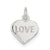 Sterling Silver Love Heart Charm hide-image