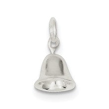 Sterling Silver Moveable Bell Charm hide-image