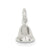 Sterling Silver Moveable Bell Charm hide-image