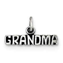 Sterling Silver Antiqued Grandma Charm hide-image