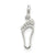 Sterling Silver Foot Charm hide-image