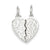 Sterling Silver Sweet Heart 2-piece break apart Heart Charm hide-image