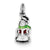 Sterling Silver Enamel Snowman Charm hide-image