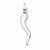 Sterling Silver Italian Horn pendant, Alluring Pendants for Necklace