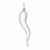 Sterling Silver Italian Horn pendant, Appealing Pendants for Necklace