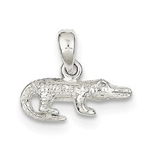 Sterling Silver Alligator Charm hide-image