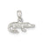 Alligator Charm in Sterling Silver