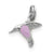 Sterling Silver Enamel Hummingbird Charm hide-image